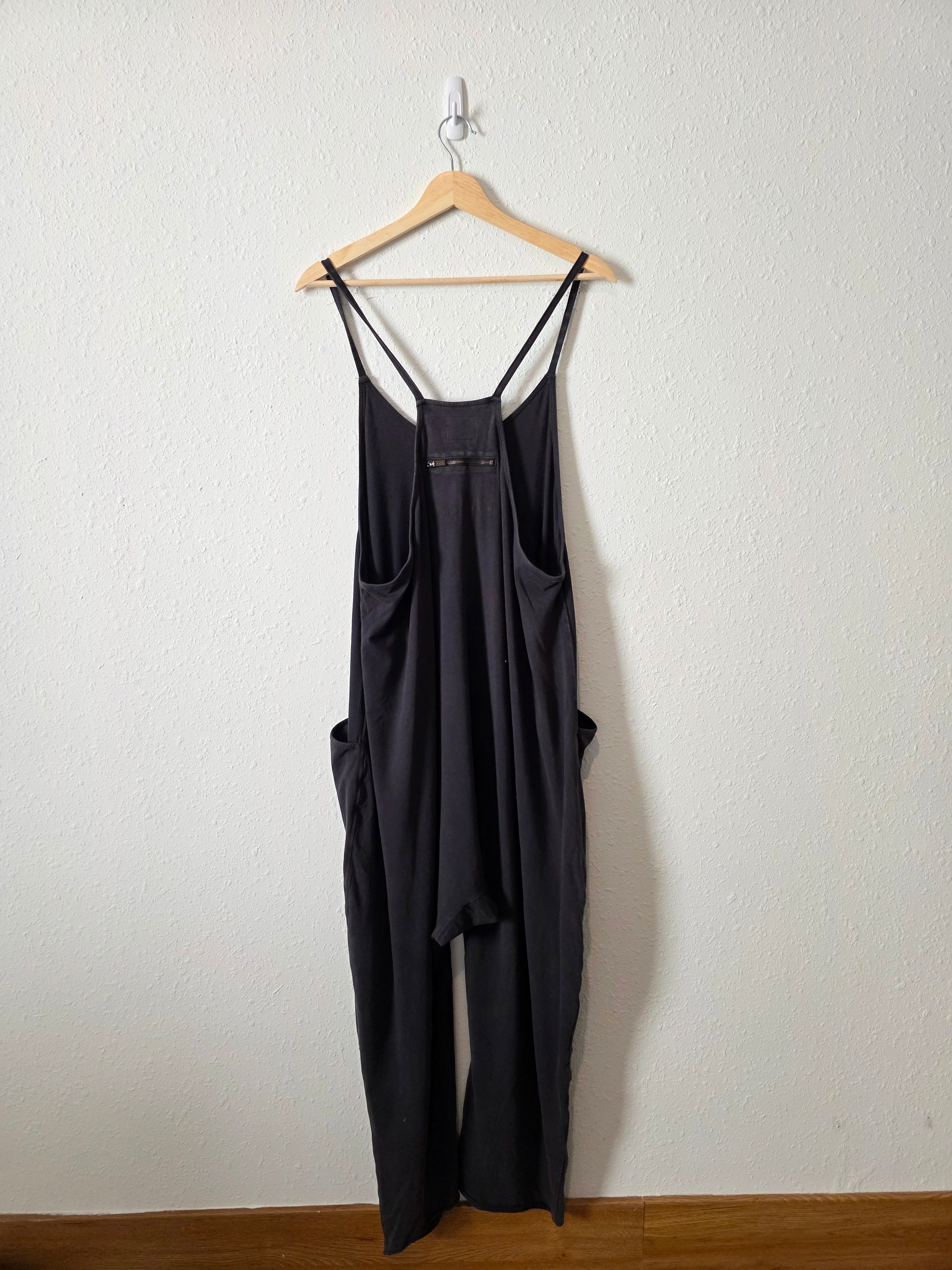 Free People Washed Black Hotshot Onesie (L)