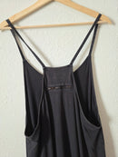 Free People Washed Black Hotshot Onesie (L)