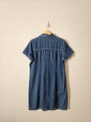 Vintage Denim Mini Dress (M/L)
