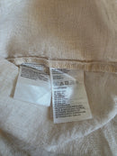 Boxy Linen Button Up Shirt (XS)