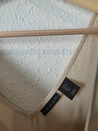 Linen Blend Midi Dress (S)