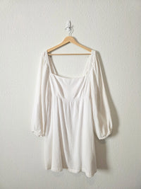 J.Crew Gauze Puff Sleeve Dress (XL)
