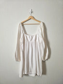 J.Crew Gauze Puff Sleeve Dress (XL)