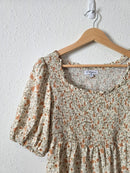 Polagram Floral Smocked Top (M)
