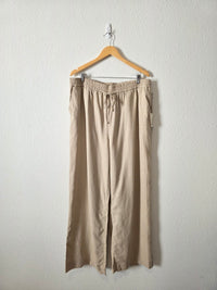 NEW Linen Blend Wide Leg Pants (XXL)