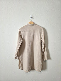 J.Jill Linen Button Up Tunic (S)