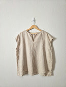 Oversized Boxy Linen Top (XXL)