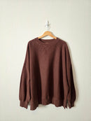 Aerie Chocolate Brown Sweatshirt (XL)