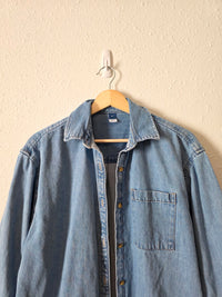 Denim Button Up Shirt (XS)