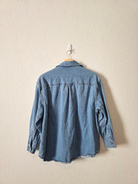 Denim Button Up Shirt (XS)