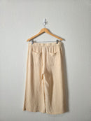 Cotton Gauze Wide Leg Pants (L)