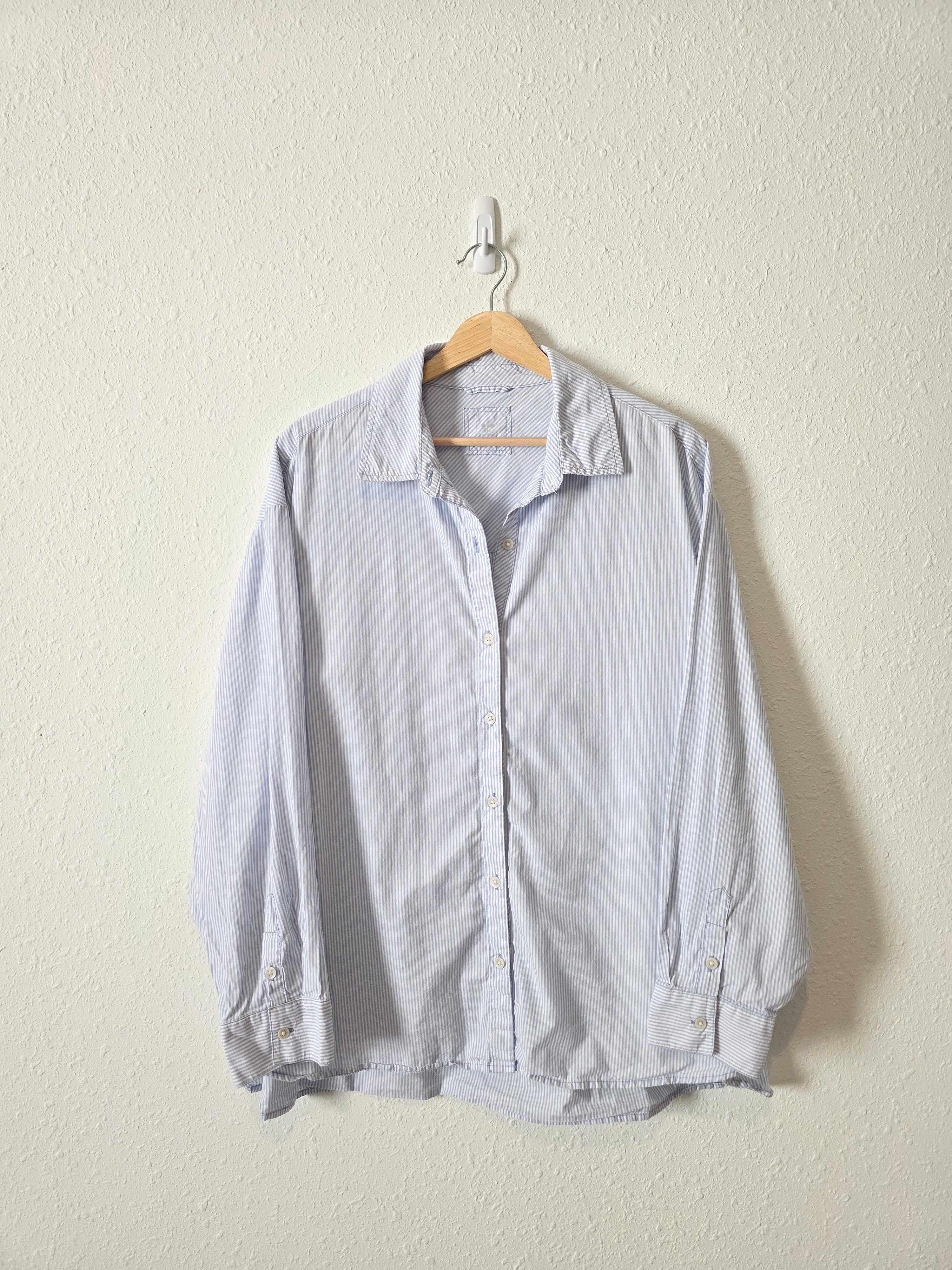 Aerie Striped Button Up Shirt (L)