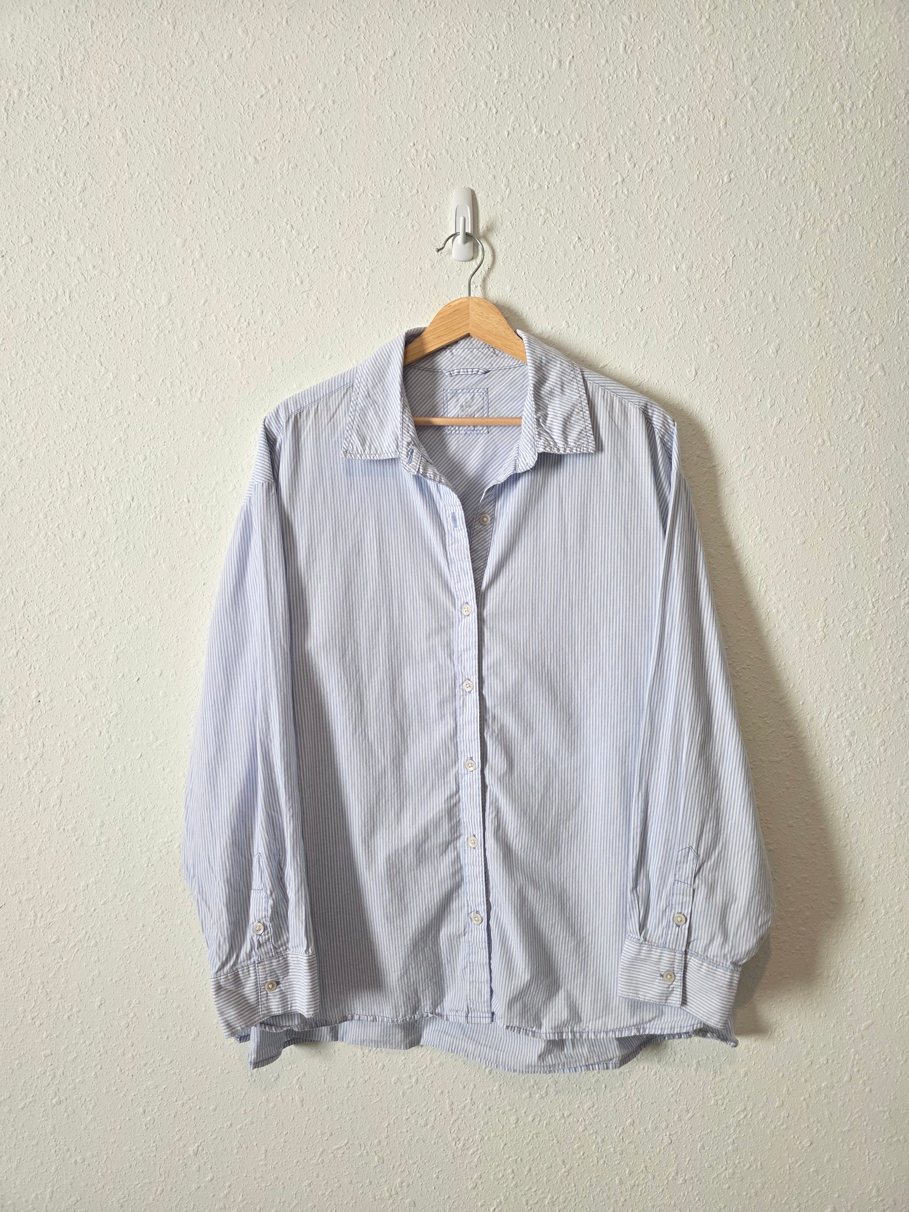Aerie Striped Button Up Shirt (L)