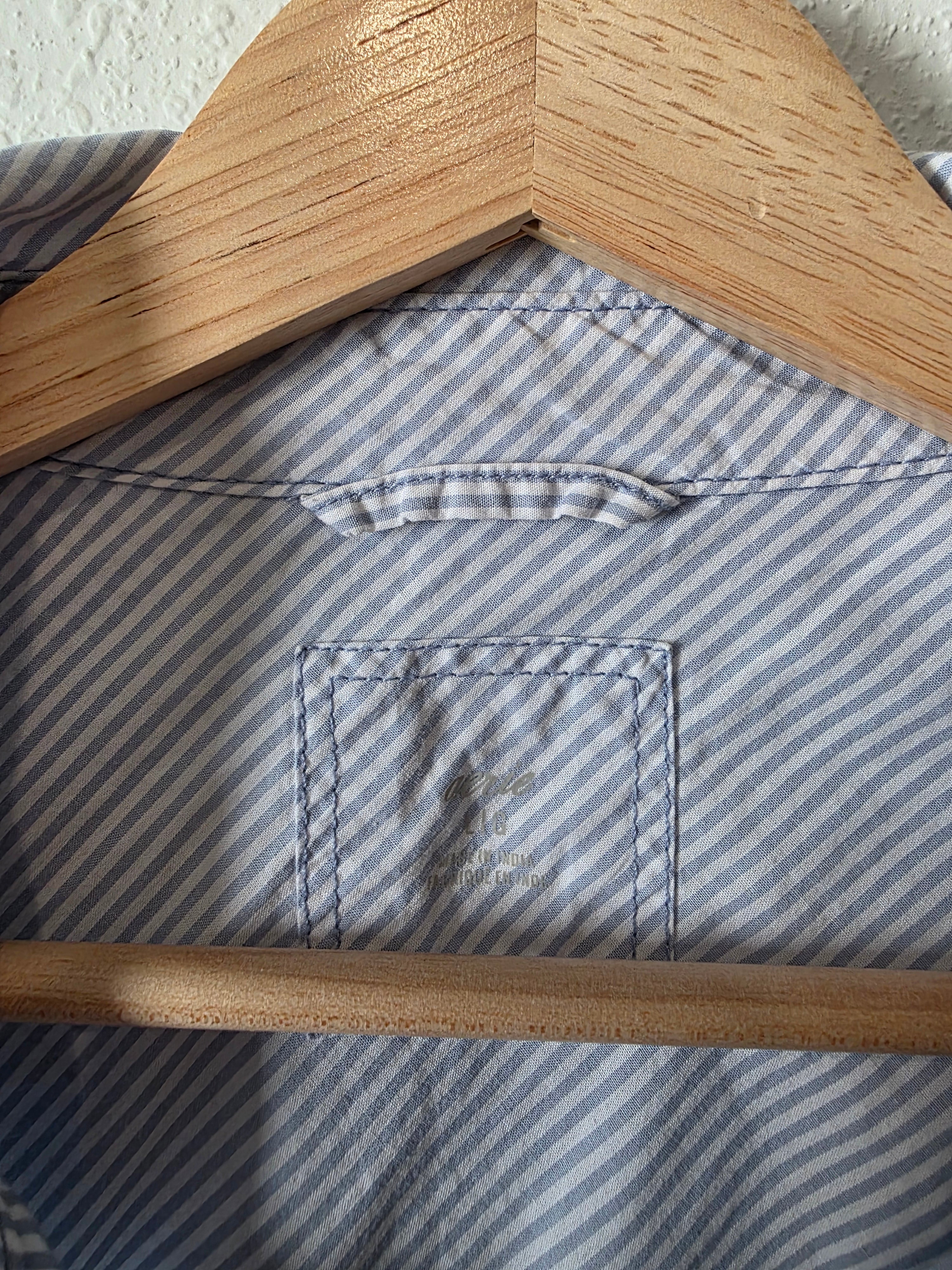 Aerie Striped Button Up Shirt (L)