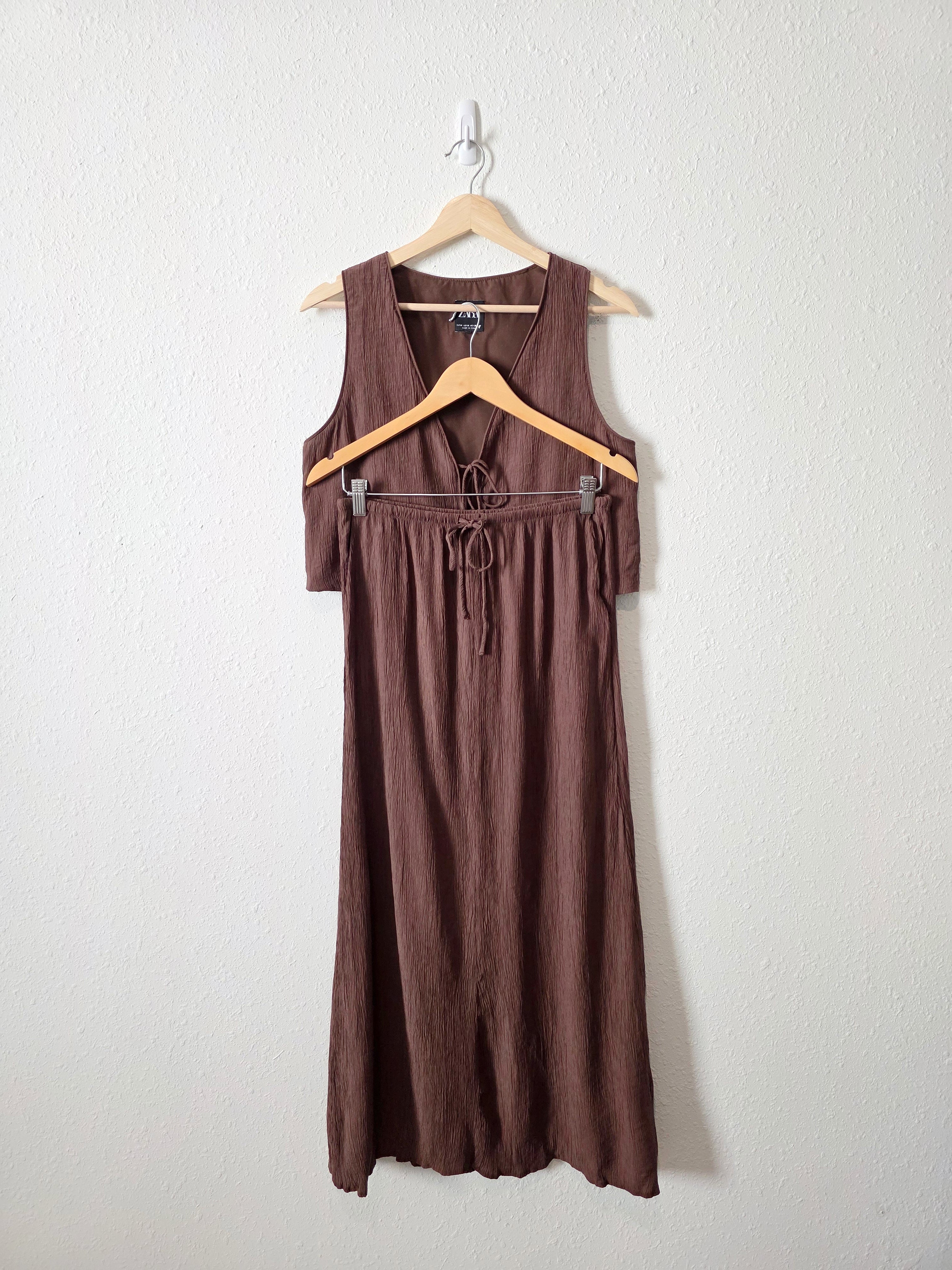Zara Chocolate Brown Matching Set (S/M)