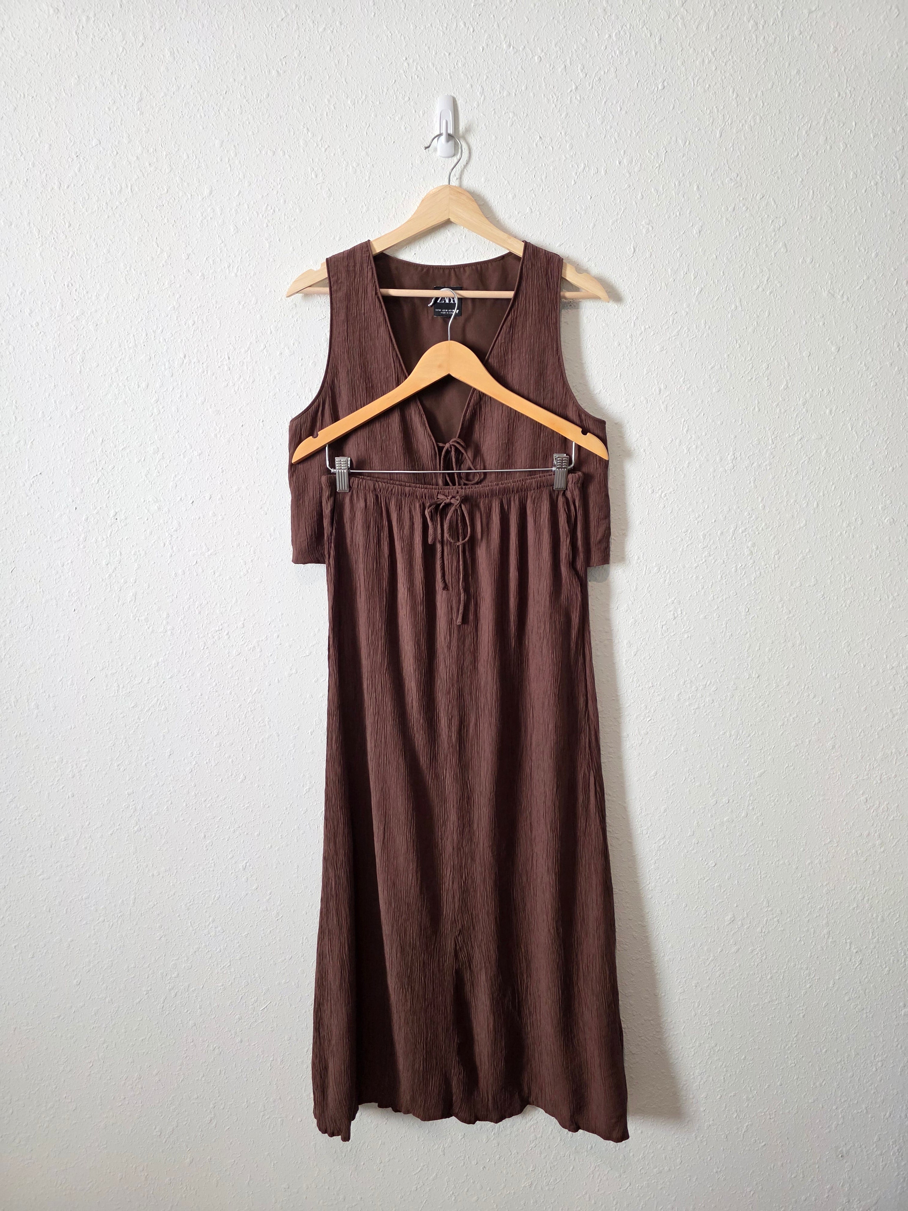 Zara Chocolate Brown Matching Set (S/M)