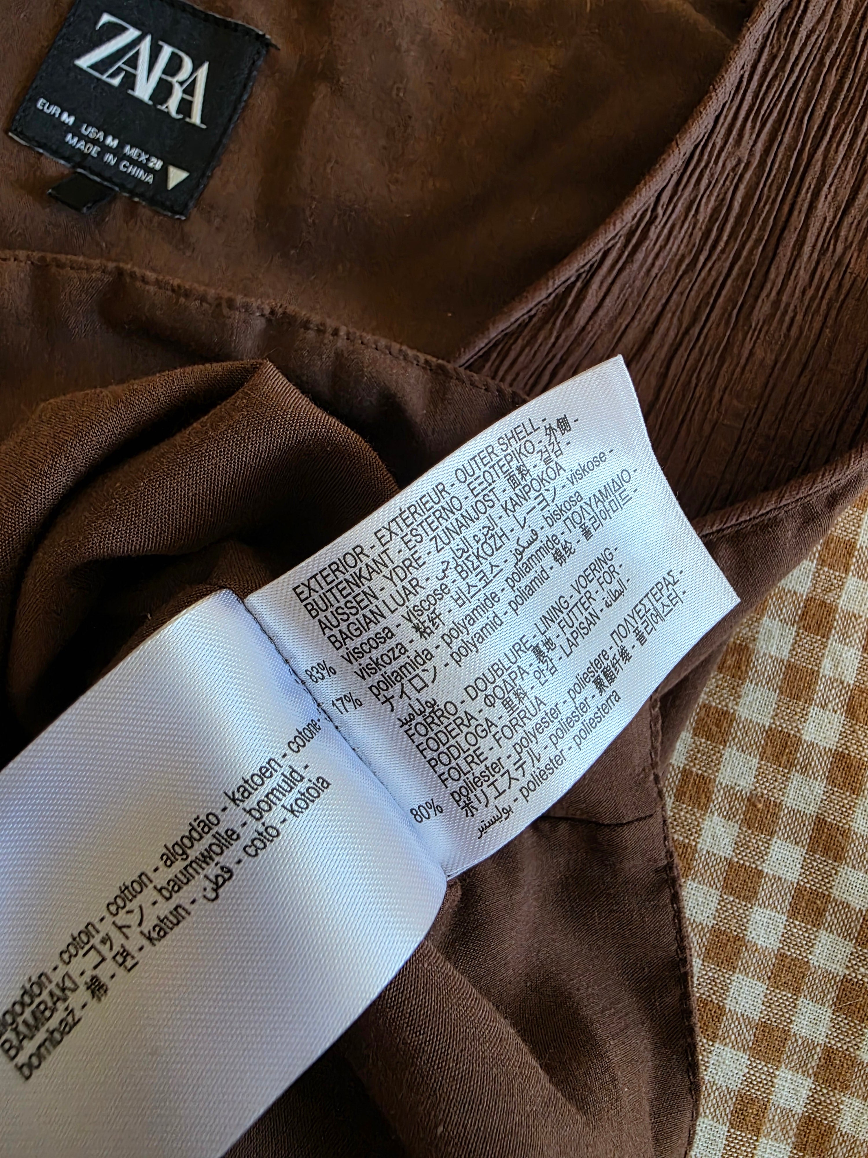 Zara Chocolate Brown Matching Set (S/M)