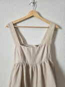 Dissh Tie Back Linen Top (10)