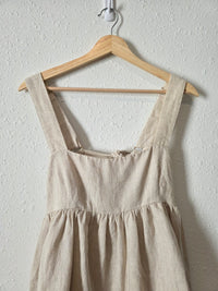 Dissh Tie Back Linen Top (10)