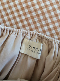 Dissh Tie Back Linen Top (10)
