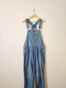 Gap Slouchy Denim Overalls (L)