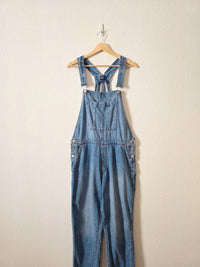 Gap Slouchy Denim Overalls (L)