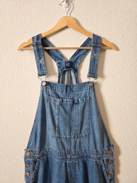 Gap Slouchy Denim Overalls (L)