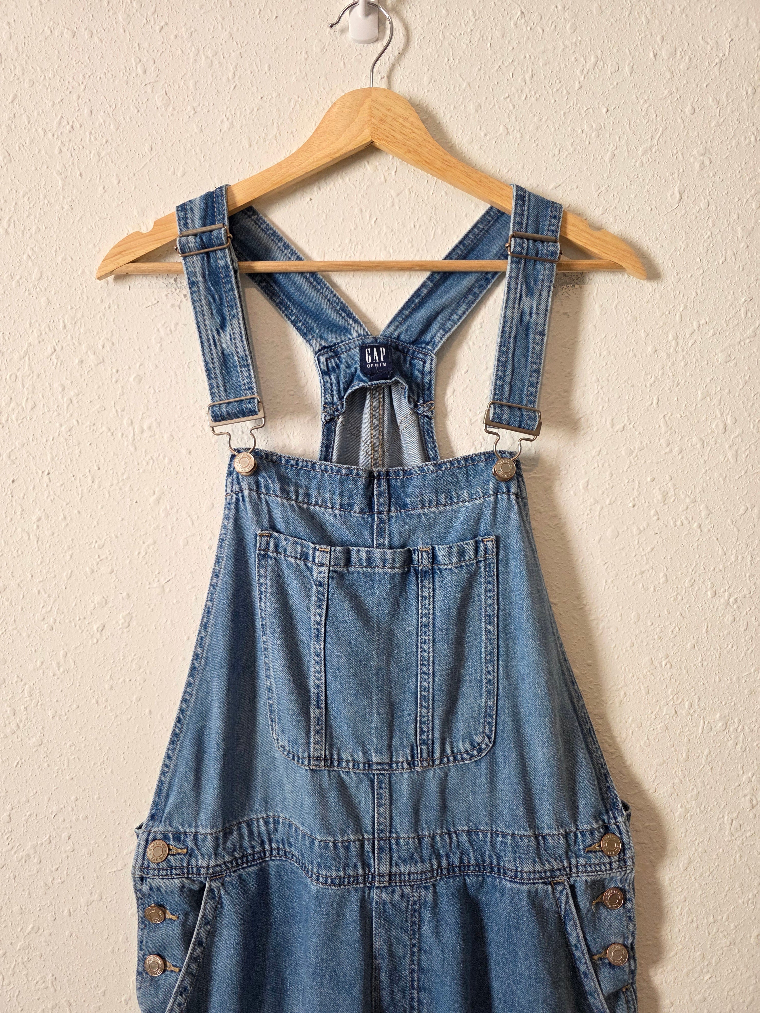 Gap Slouchy Denim Overalls (L)