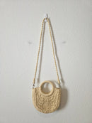 Small Raffia Crossbody Purse