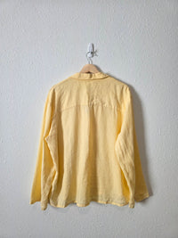 Zara Yellow Linen Matching Set (S/M)