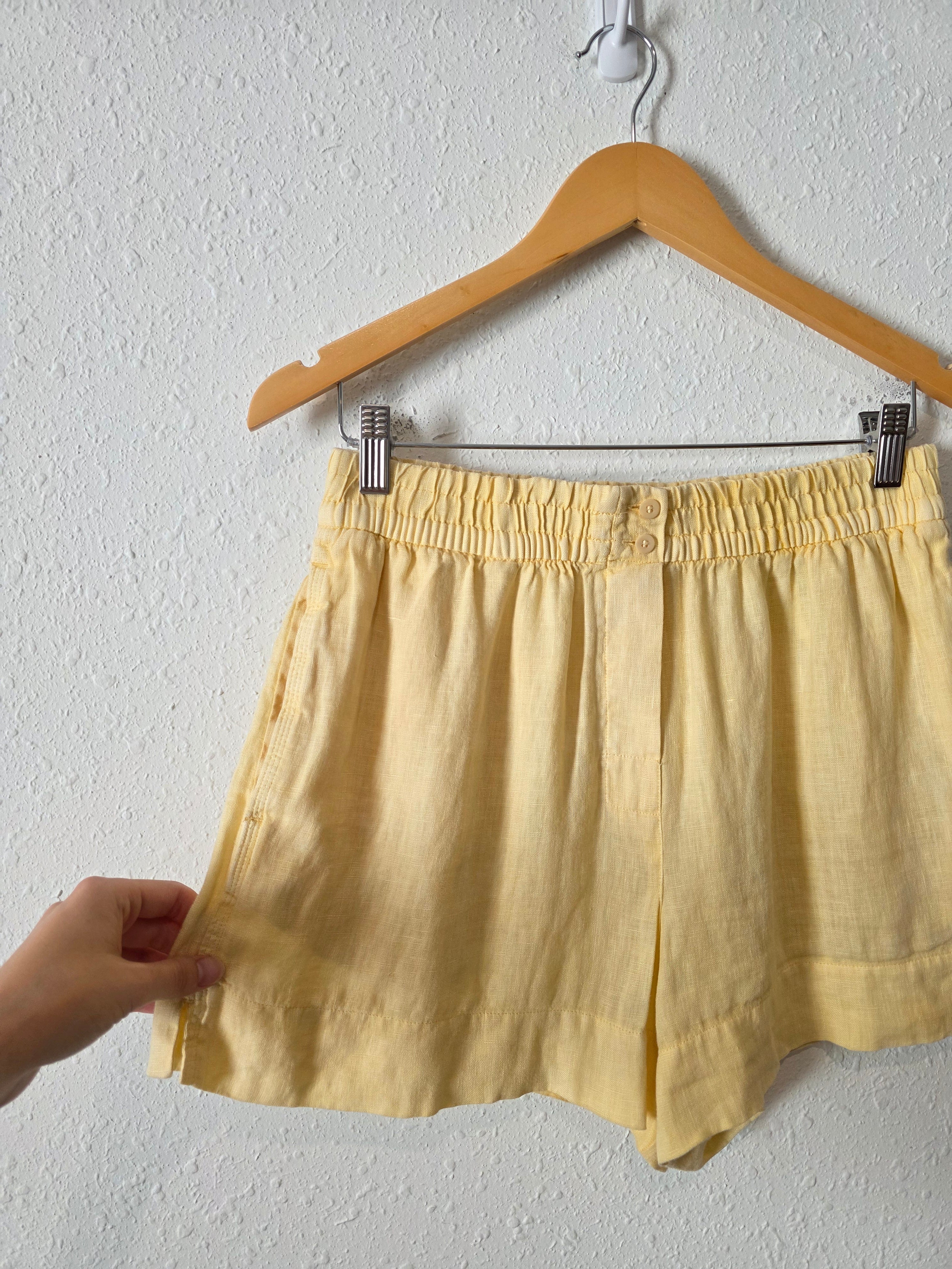 Zara Yellow Linen Matching Set (S/M)