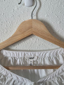 Aerie Tie Front Puff Sleeve Top (S)