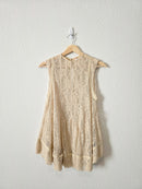 Free People Floral Lace Top (S)