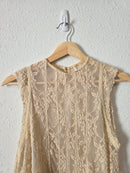 Free People Floral Lace Top (S)
