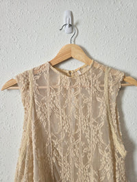 Free People Floral Lace Top (S)
