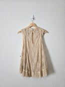 Free People Floral Lace Top (S)