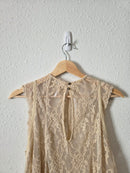 Free People Floral Lace Top (S)