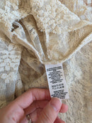 Free People Floral Lace Top (S)