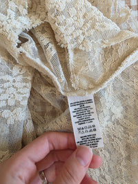 Free People Floral Lace Top (S)