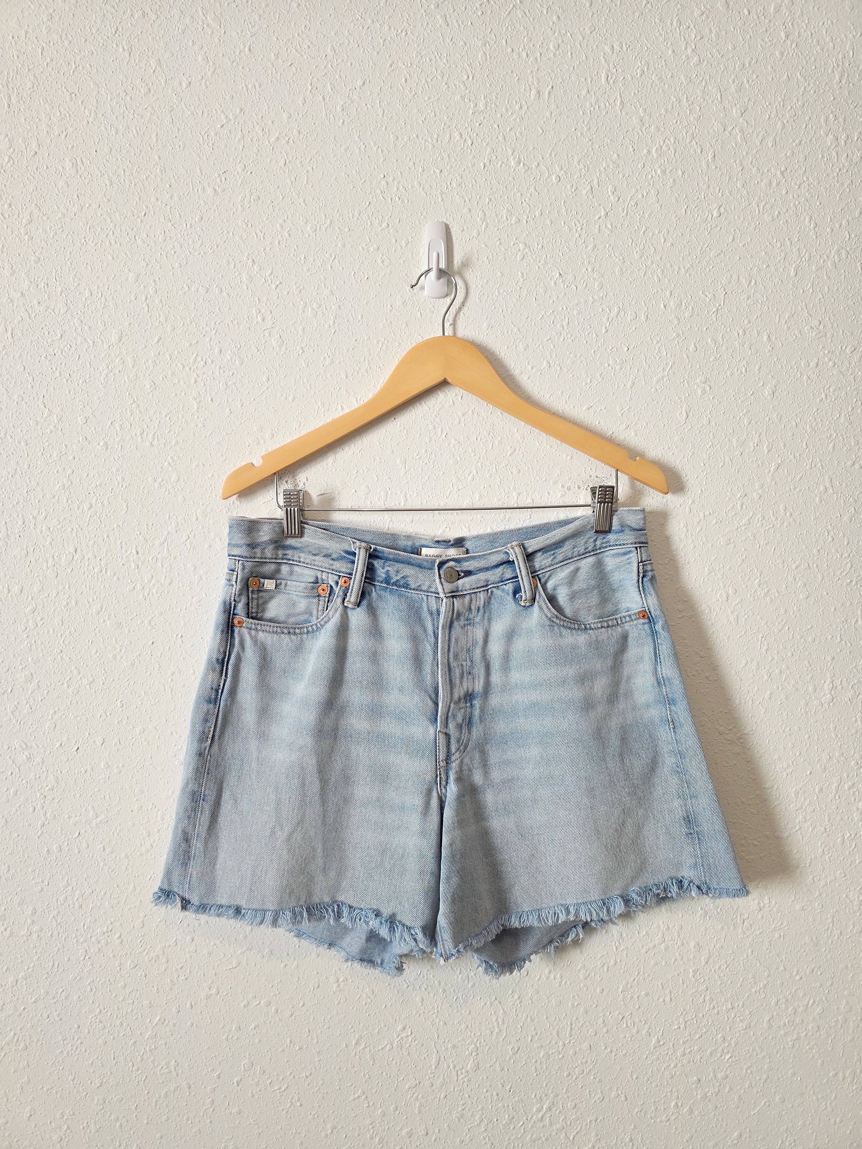 Light Wash Baggy Shorts (27)