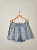 Light Wash Baggy Shorts (27)