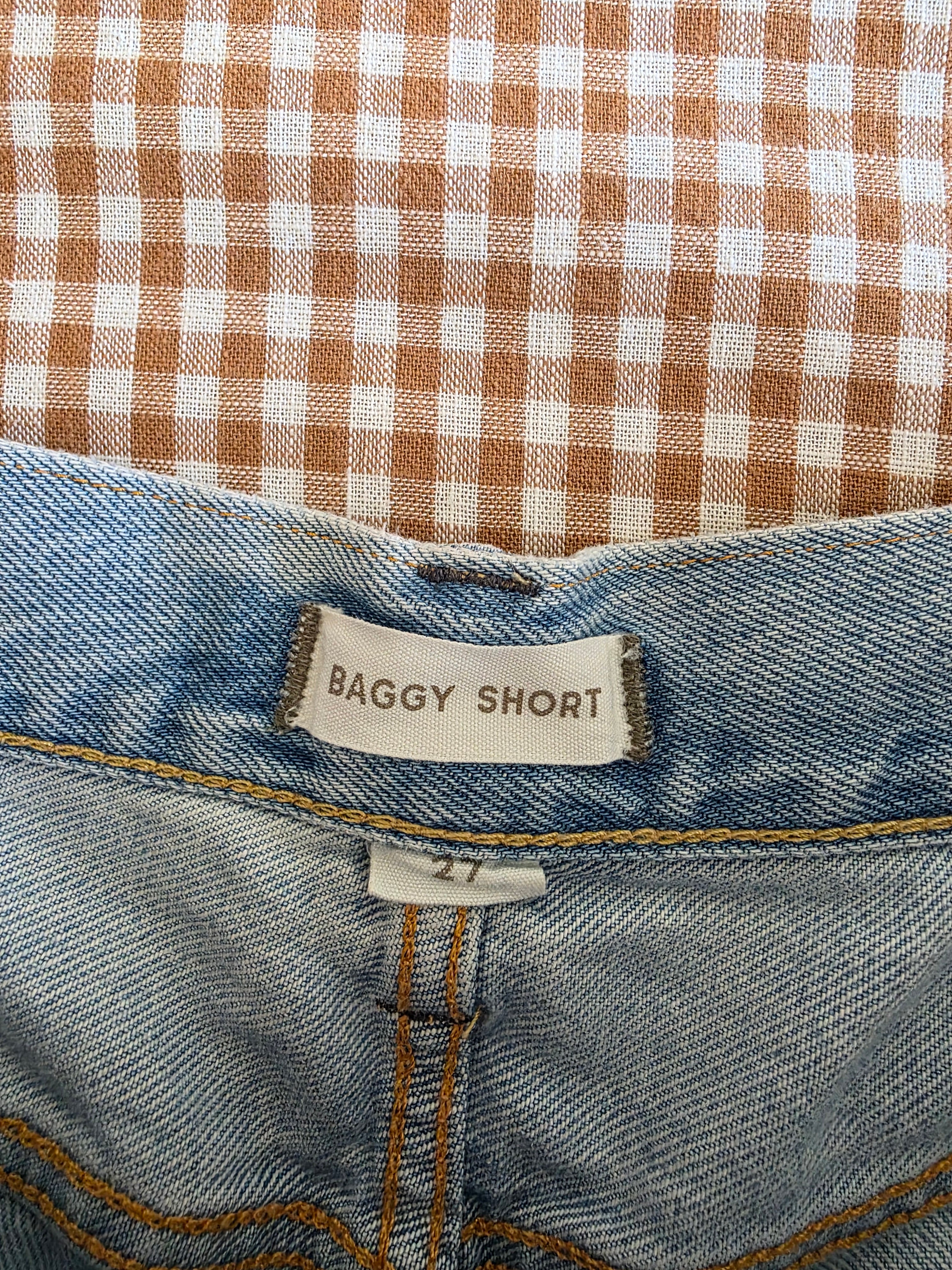 Light Wash Baggy Shorts (27)