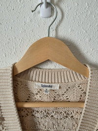 Splendid Textured Cotton Cardigan (S)