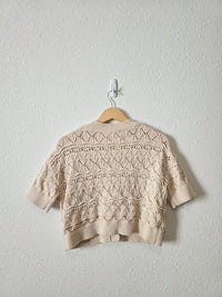 Splendid Textured Cotton Cardigan (S)