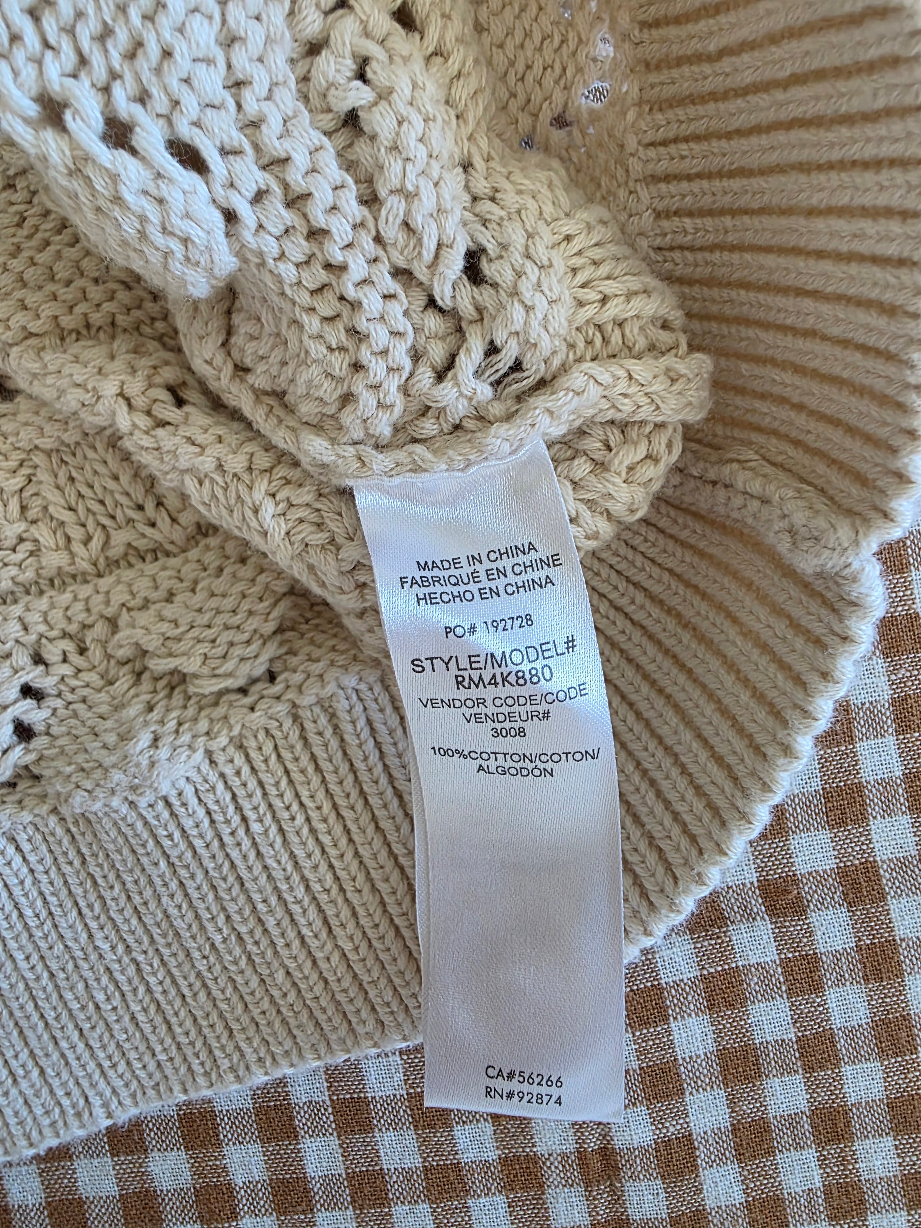 Splendid Textured Cotton Cardigan (S)