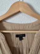 J.Crew Cotton Gauze V Neck Top (L)