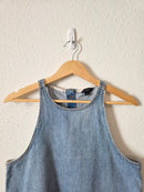 Lucky Brand Denim Button Back Tank (S)