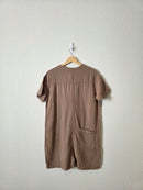 NEW Brown Gauze Romper (S)