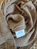 NEW Brown Gauze Romper (S)