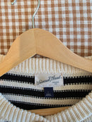 Striped Cotton Cardigan (L)